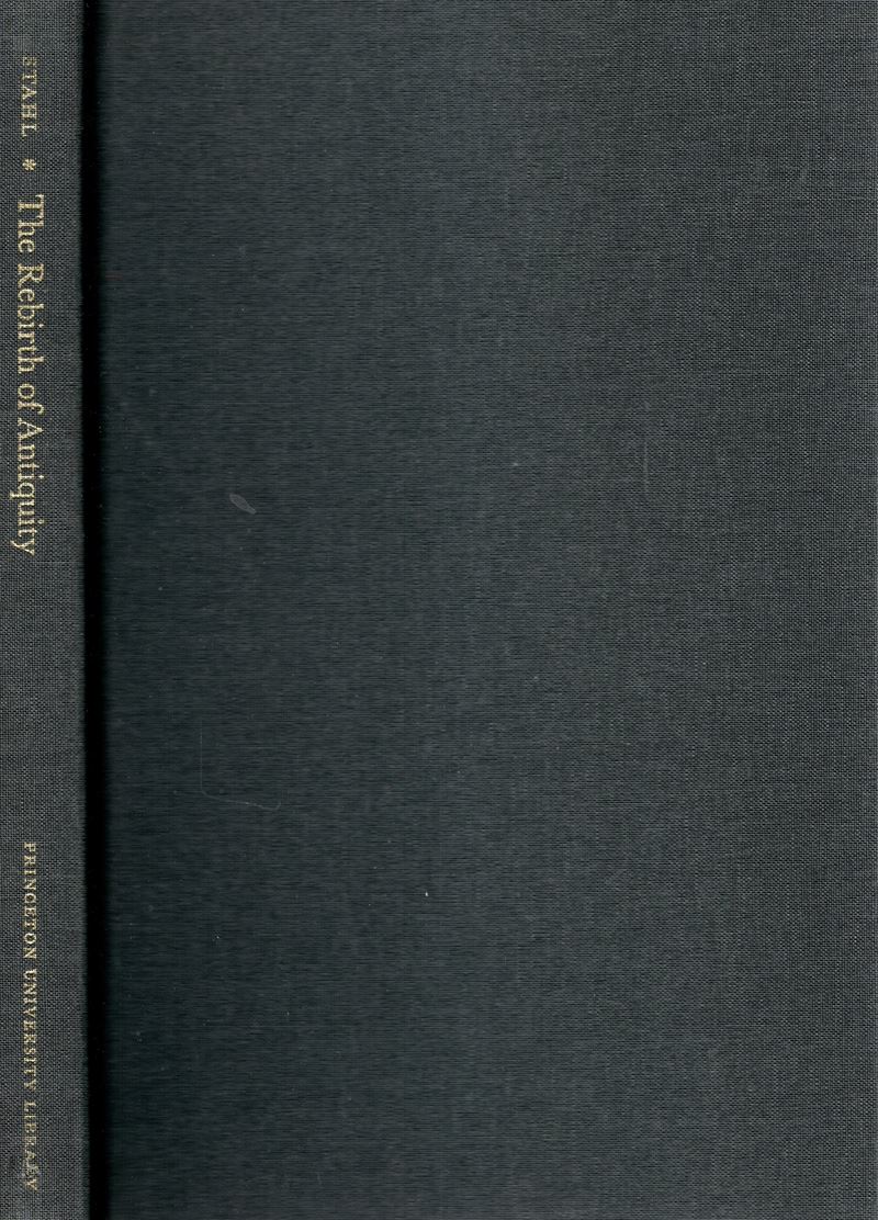 AA.VV., The Rebirth of Antiquity: Numismatics, Archeology and Classical Studies in the Culture of...
