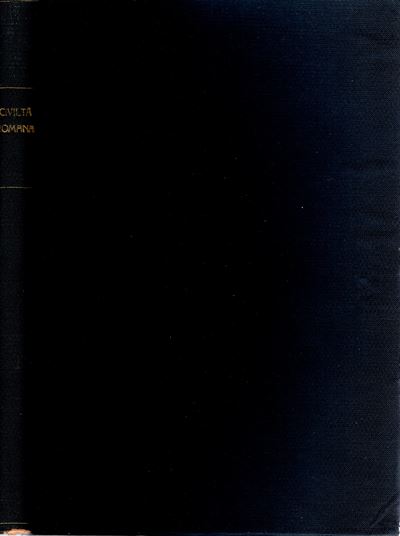 AA.VV., Civiltà romana. Roma, 1938. Legatura rigida originale con illustrazioni