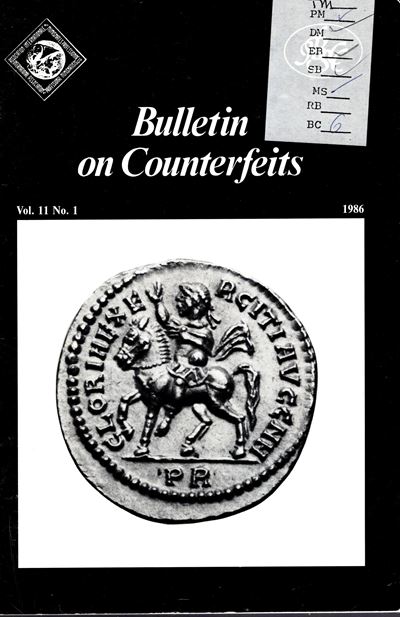 AA.VV., Bulletin on Counterfeits, Vol. 11, N. 1, 1986