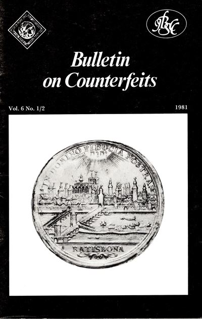 AA.VV., Bulletin on Counterfeits. Volume 6, Numeri 1-2, 1981