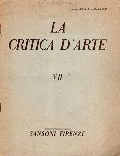 Castelfranco, L'arte della moneta nel tardo impero, Firenze, 1937