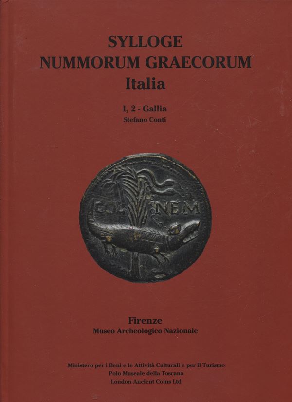 CONTI  S. - Sylloge Nummorum Graecorum  Italia. vol. I, 2 - Gallia. Firenze, 2021.  pp. 122, ill. nel testo. ril ed. ottimo stato.