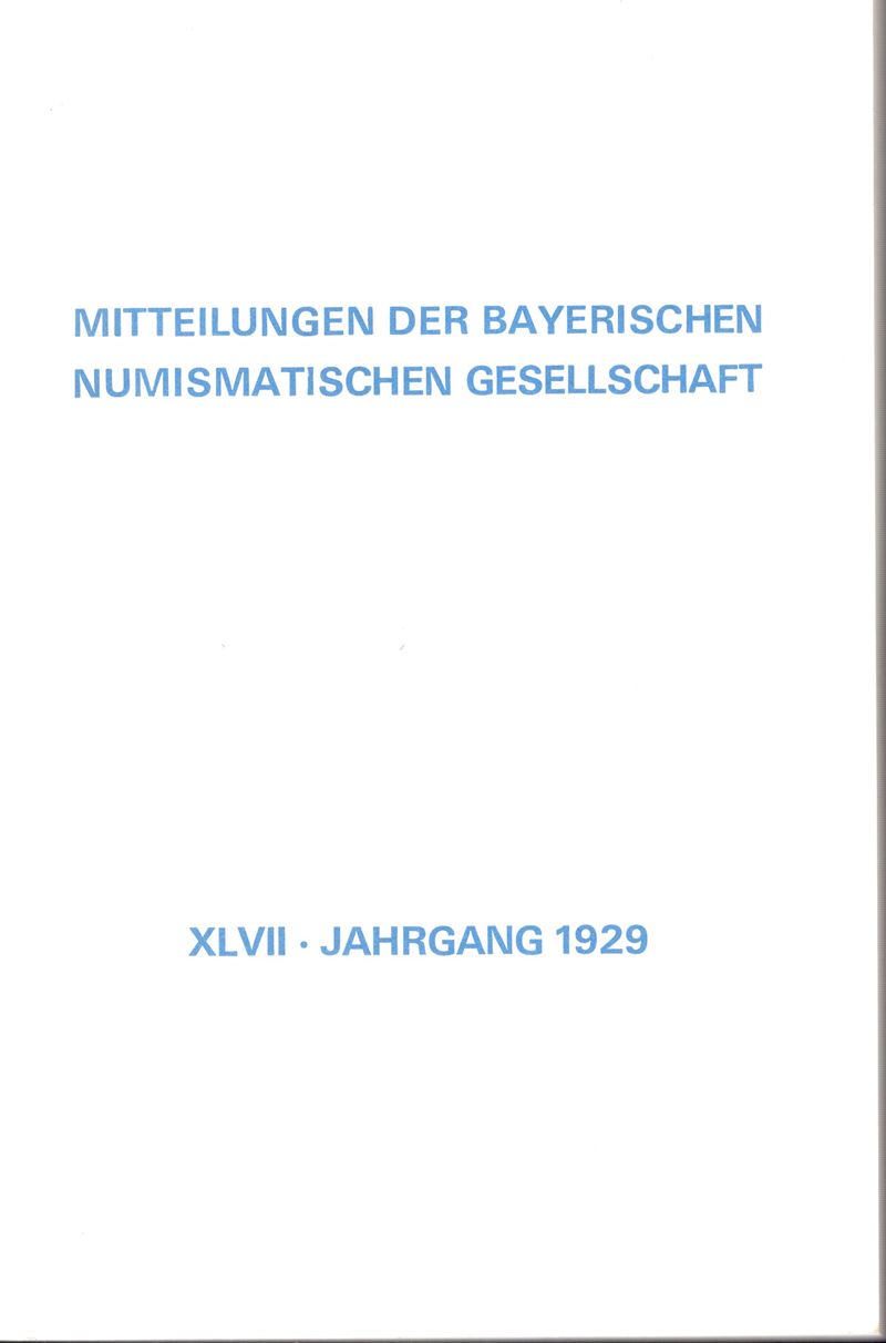 GUTMANN Fiederike e SWABACHER Willy, Die Tetradrachmen- und Didrachmenprägung von Himera (472-409...