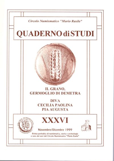 ITALIANO Gianpaolo, Il Grano germoglio di Demetra e PONTONE Katia, Diva Cecilia Paolina Pia Augus...
