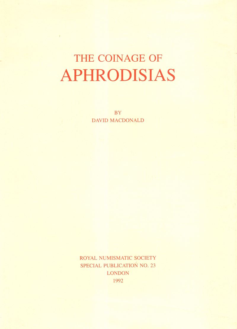 MACDONALD, The Coinage of Aphrodisias