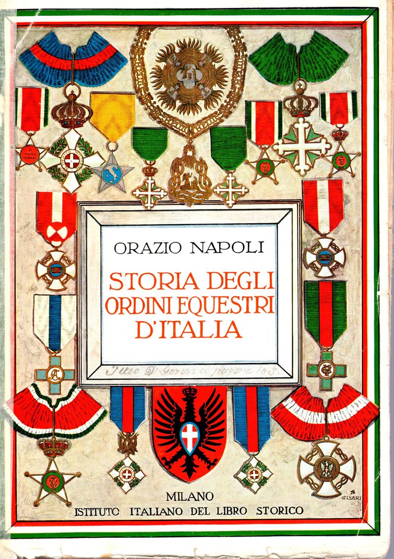 Orazio Napoli, Storia degli Ordini Equestri d'Italia