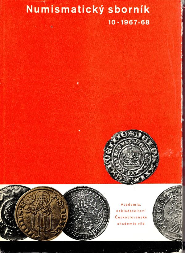 NUMISMATICKY SBORNIK - Vol. X. 1967-1968. Praha, 1968.  pp 293, plates 20 + illustrazioni nel testo. Brossura ed. sciupata, interno buono stato, riassunti in inglese. Ottimi lavori di numismatica antica e medioevale.