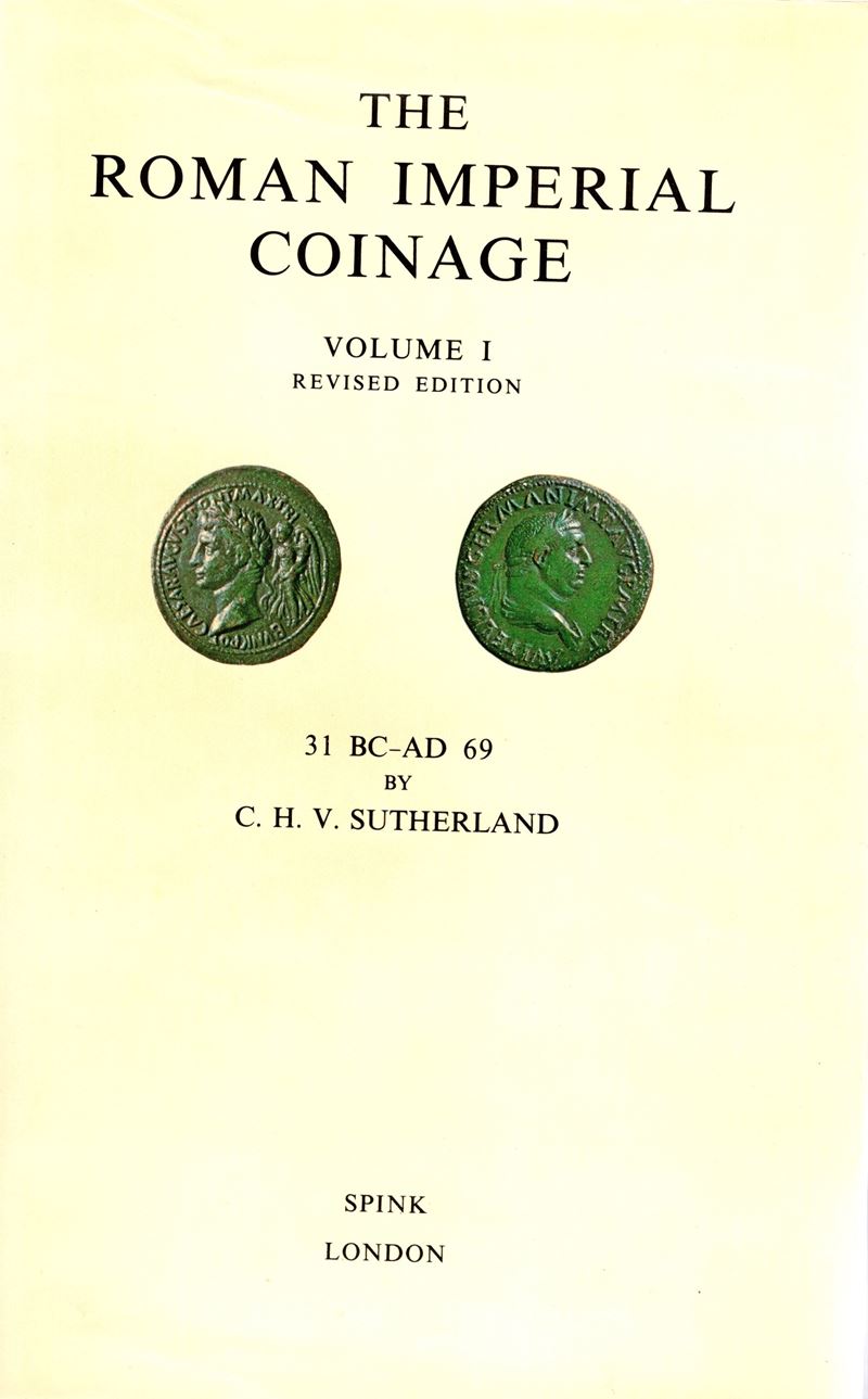 Sutherland C.h.V. - r.I.C. Vol. 1. London, 1984. Revised Edition. Pp XXII - 304, Tavv. 32. Rilega...