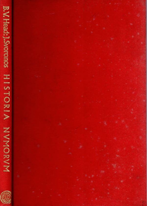 SVORONOS J.N., HEAD B.V.. - The illustration of Historia Numorum an atlas of greek numismatics Chicago, 1968. pp. 64, tavv. 34 + di alfabeti.. Legatura ed. sciupta,  interno ottimo stato.