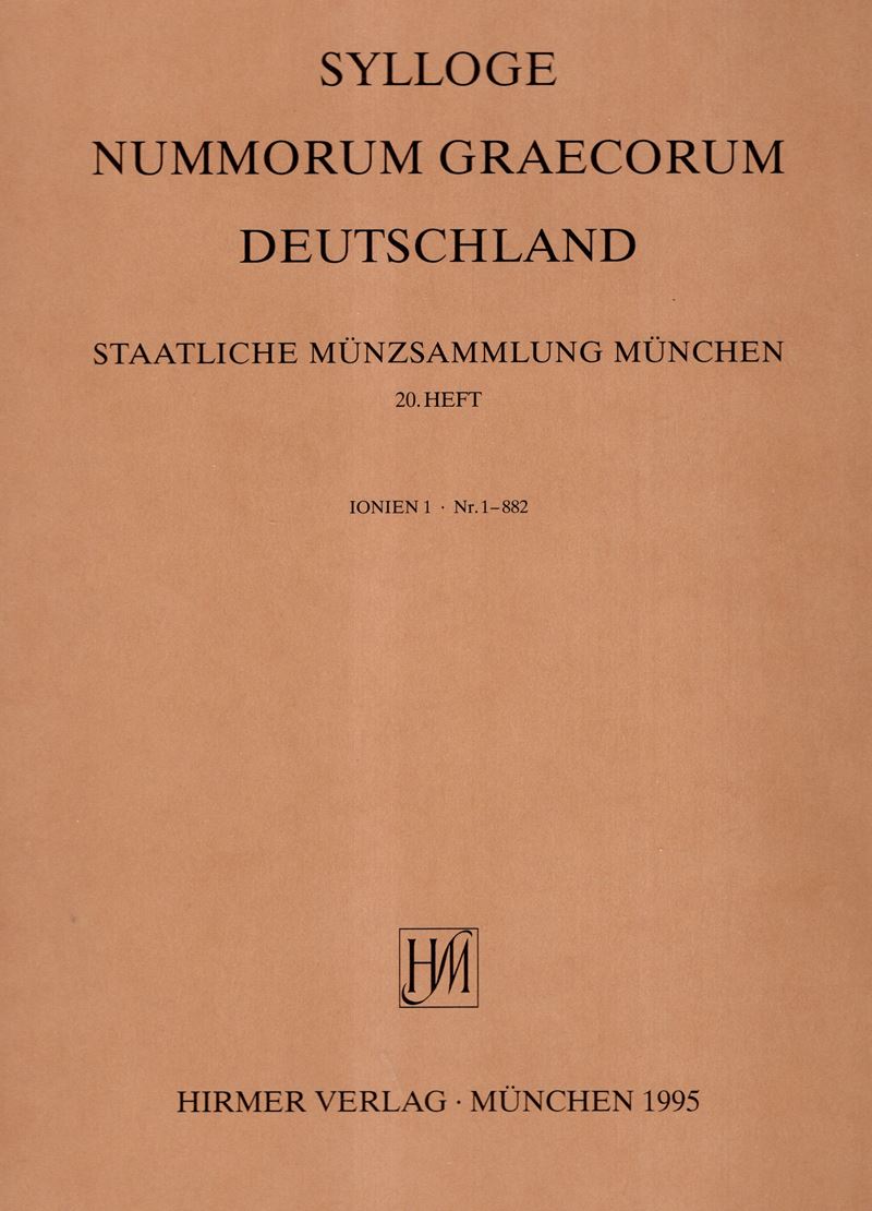 Sylloge Numorum Graecorum, Staatliche Münzsammlung München, 1995, Volume Ionia 1