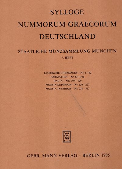 Syloge Numorum Graecorum, Staatliche Münzsammlung München, Volume 7: Taurische Chersones, Sarmati...