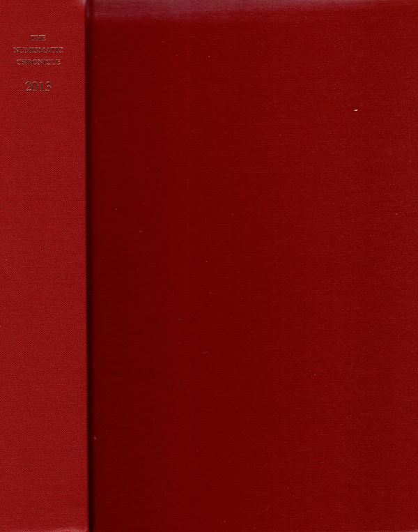 THE NUMISMATIC CHRONICLE - vol. 173. London, 2013. pp 572 + xviii, plates 78 + illustrazioni nel testo. Legatura ed. ottimo stato.