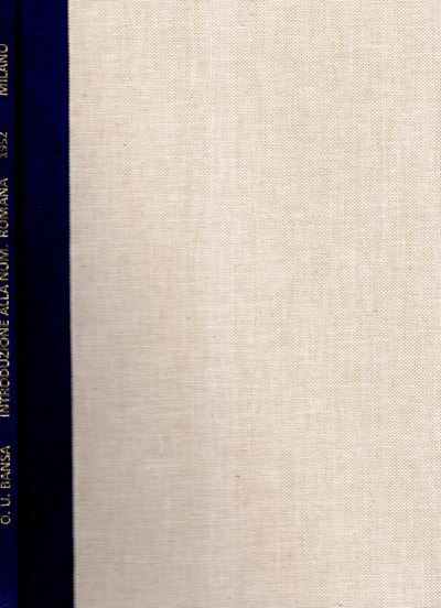 ULRICH-BANSA Oscar, Introduzione alla numismatica romana