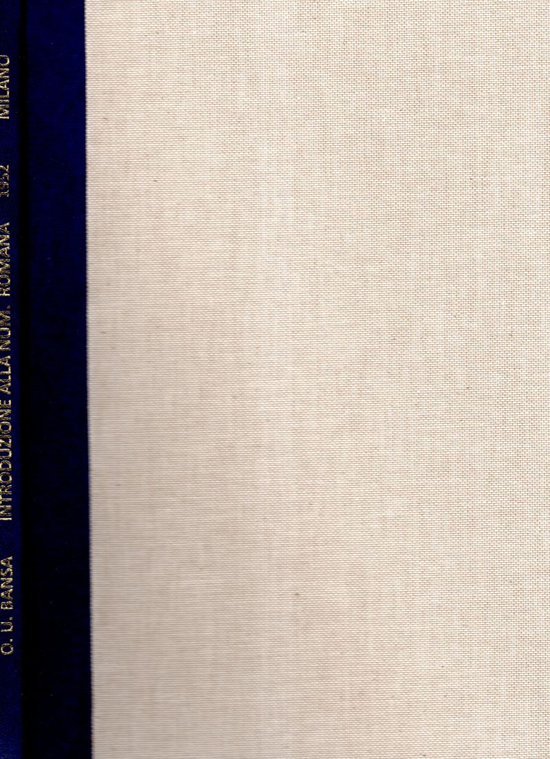 ULRICH-BANSA Oscar, Introduzione alla numismatica romana
