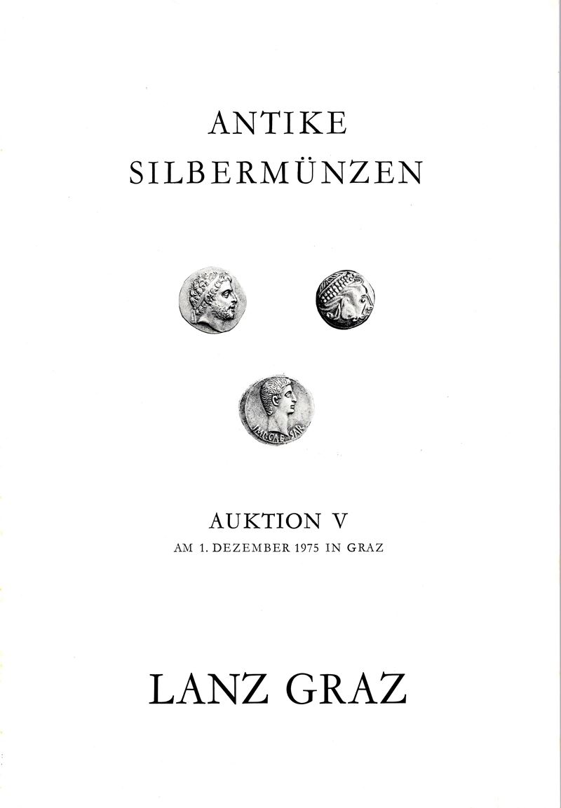 LANZ Hermann – Graz, 1 – Dezember, 1975. Sammlung Hohenkubin, I teil. Pp 46, lots 831, plates 20-...