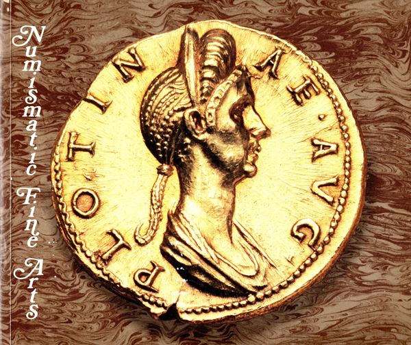NUMISMATIC FINE ARTS. Auction XX. Ancient Greek and Roman coins. West Hollywood, 9-10 march 1988. Pp. no numerate,  lots 829, tutti illustrati  + plates  ingrandimenti. legatura ed. lista prezzi Valutazioni e Aggiudicazioni.  ottimo stato