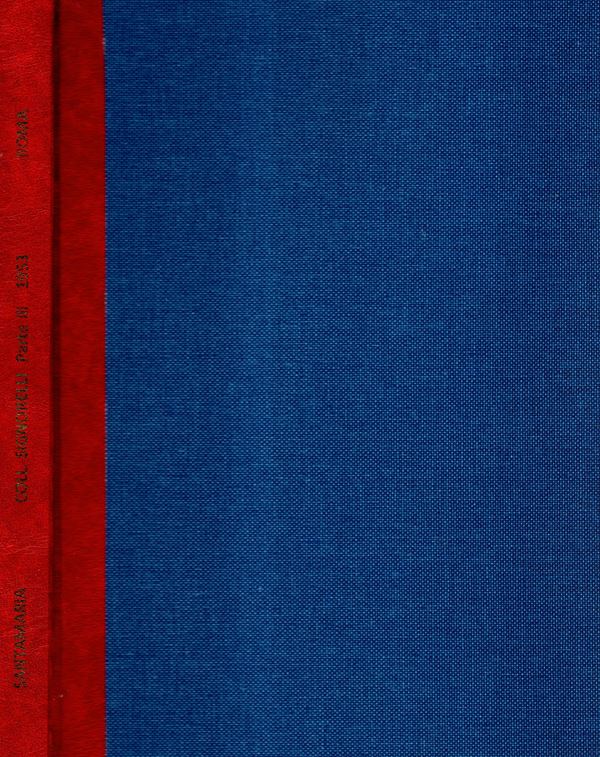 SANTAMARIA P. & P. – Roma, 13 – Marzo, 1953.  Collezione  Angelo Signorelli. III parte. Monete dell’Impero romano da Nerva a Romolo Augusto.  Pp. 150,  nn. 1537, plates. 26. Legatura rigida, interno ottimo stato. Liste prezzi Valutazioni e Aggiudicazioni.