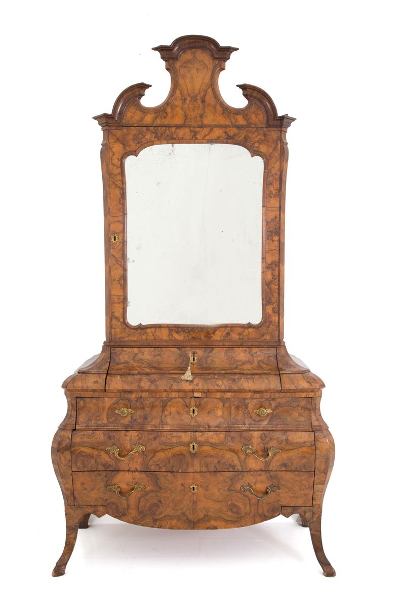 Trumeau lombardo in stile Luigi XV