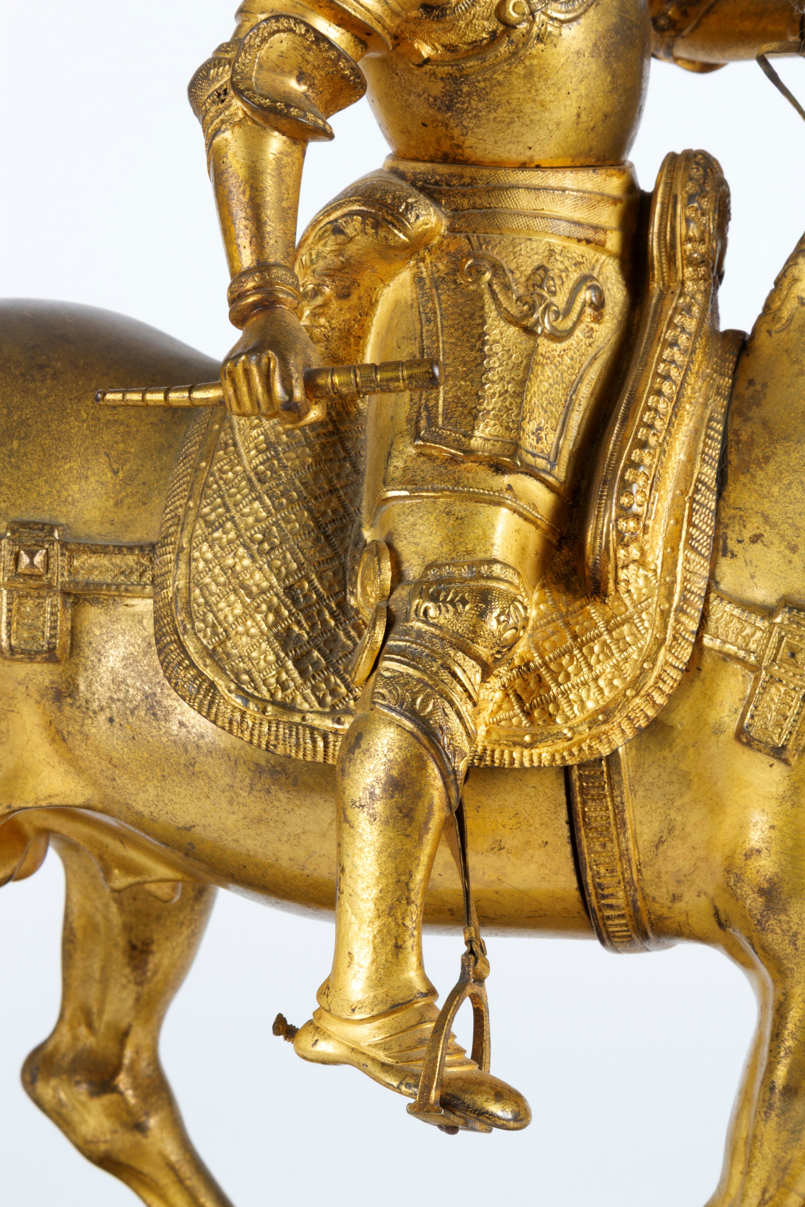 Scultura in bronzo raffigurante Bartolomeo Colleoni