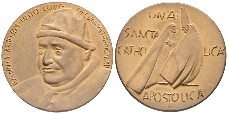 Vaticano. Giovanni XXIII (angelo Roncalli, 1958-1963). Medaglia Straordinaria, 1962. per la Convo...