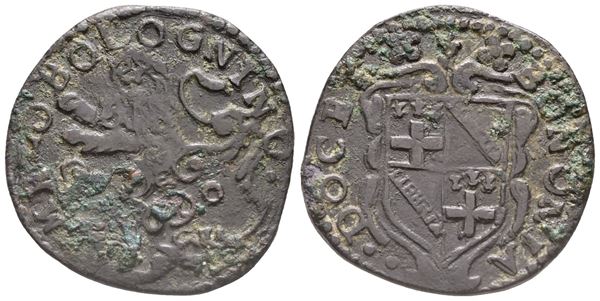 STATO PONTIFICIO. BOLOGNA. Alessandro VIII (1689-1691). Mezzo Bolognino, 1690. Cu (6,86 g; 28 mm). Muntoni 41. Buona conservazione per il tipo. Depositi. BB+/qSPL