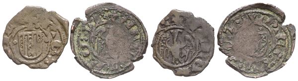 MESSINA. REGNO DI SICILIA. Alfonso d'Aragona (1416-1458). Coppia di Denari. Ae. MIR 227. BB