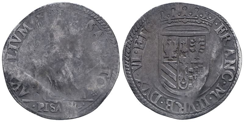 Pesaro. Francesco Maria II della Rovere (1574-1624). Paolo. Ag (2,86 G; 27 MM). R/ San Francesco ...