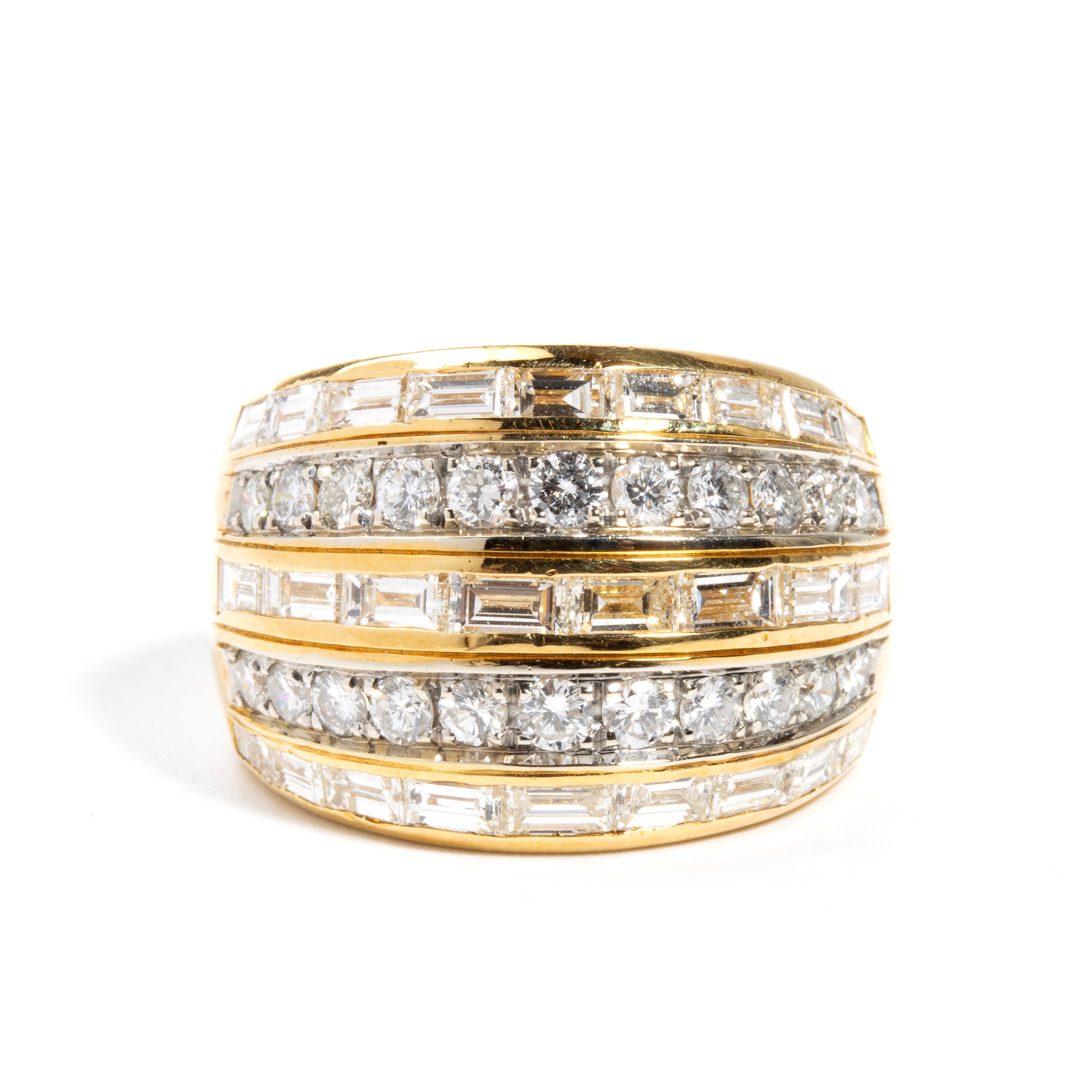 Anello in oro e diamanti