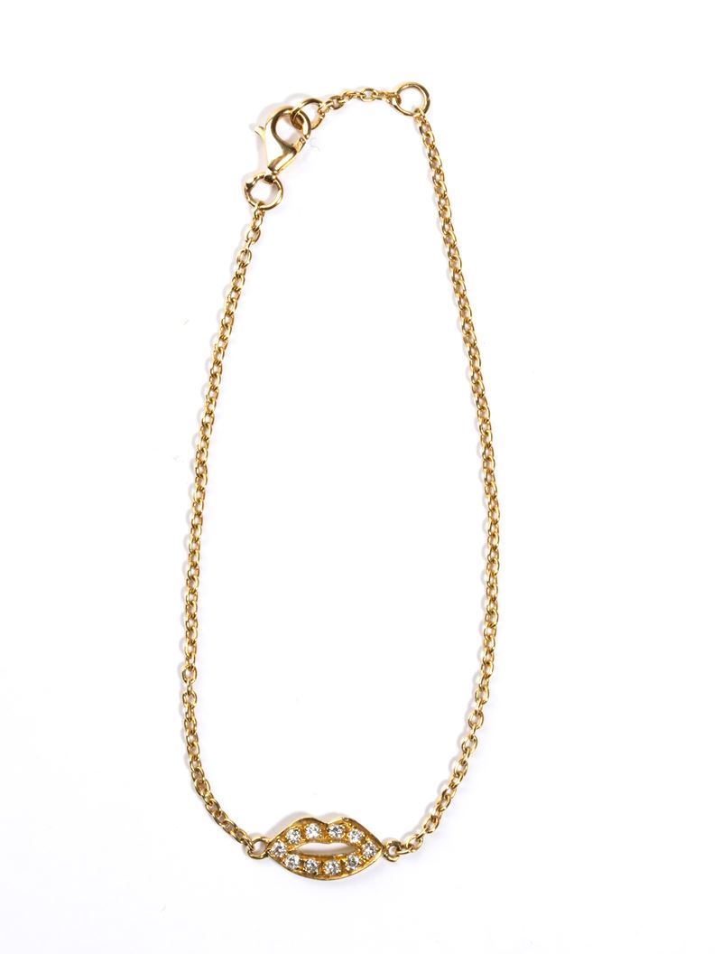 Bracciale in oro e diamanti