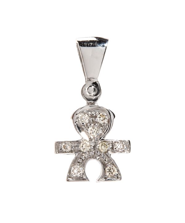 Pendente in oro e diamanti