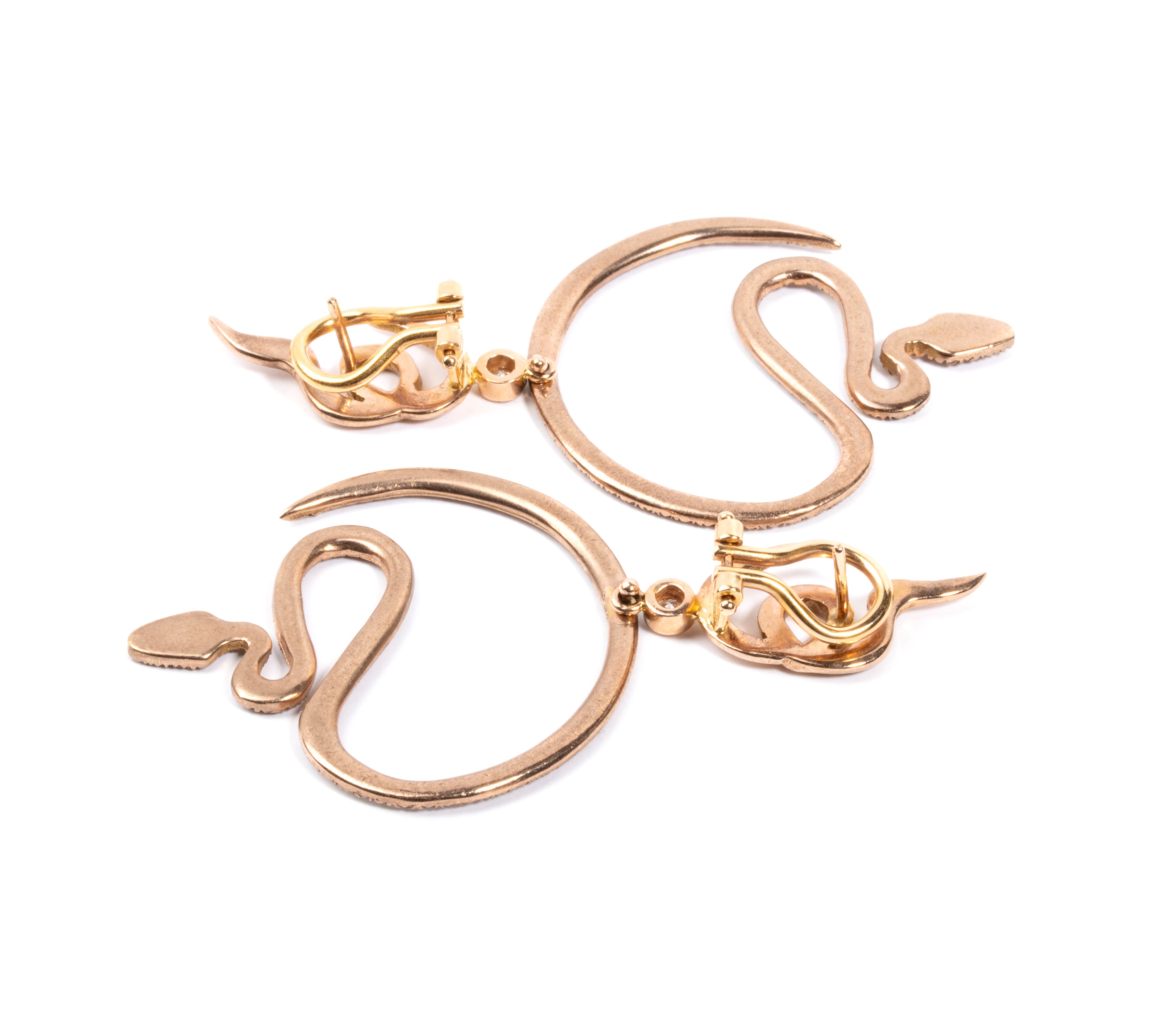 Orecchini in oro con diamanti