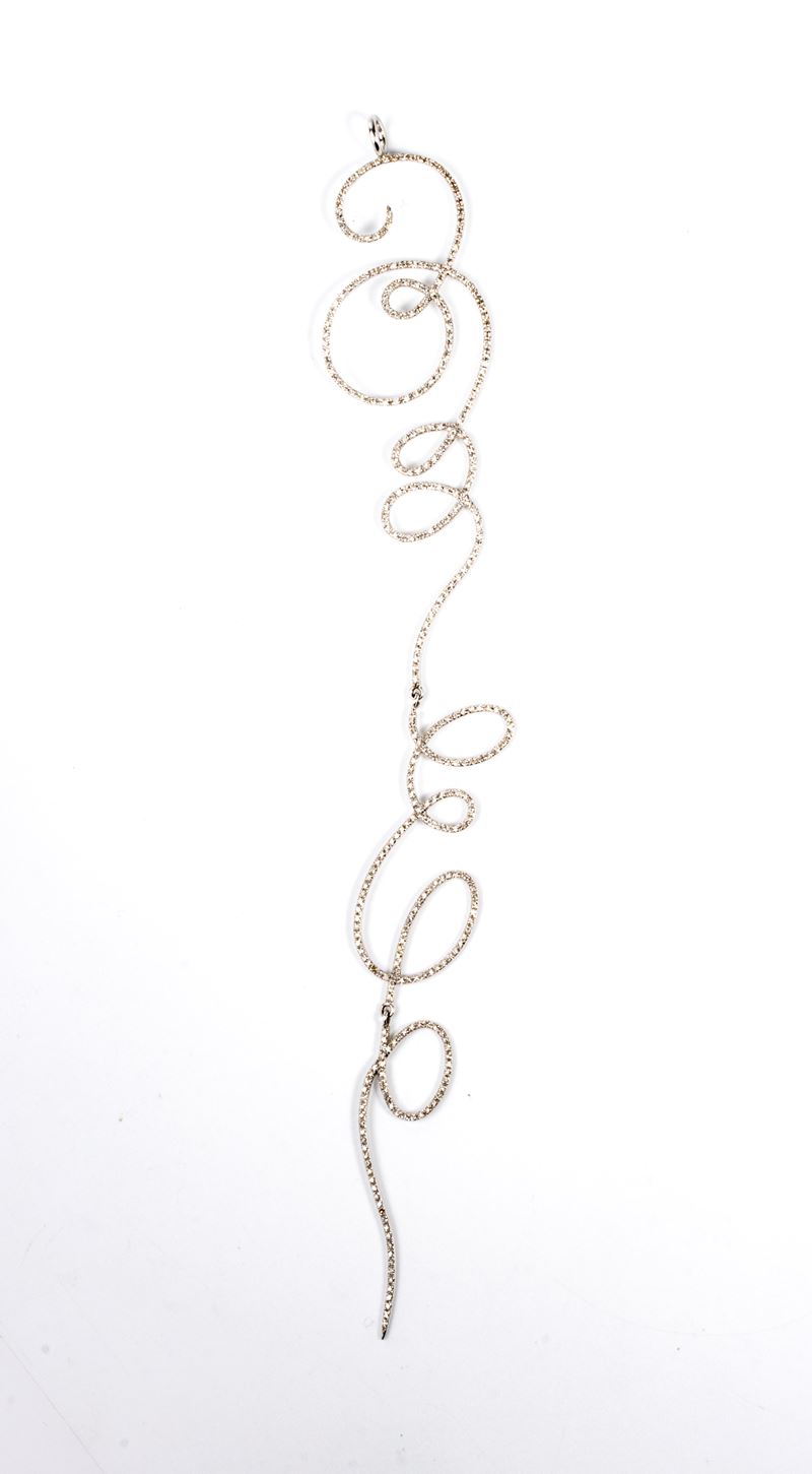 Pendente in oro con diamanti