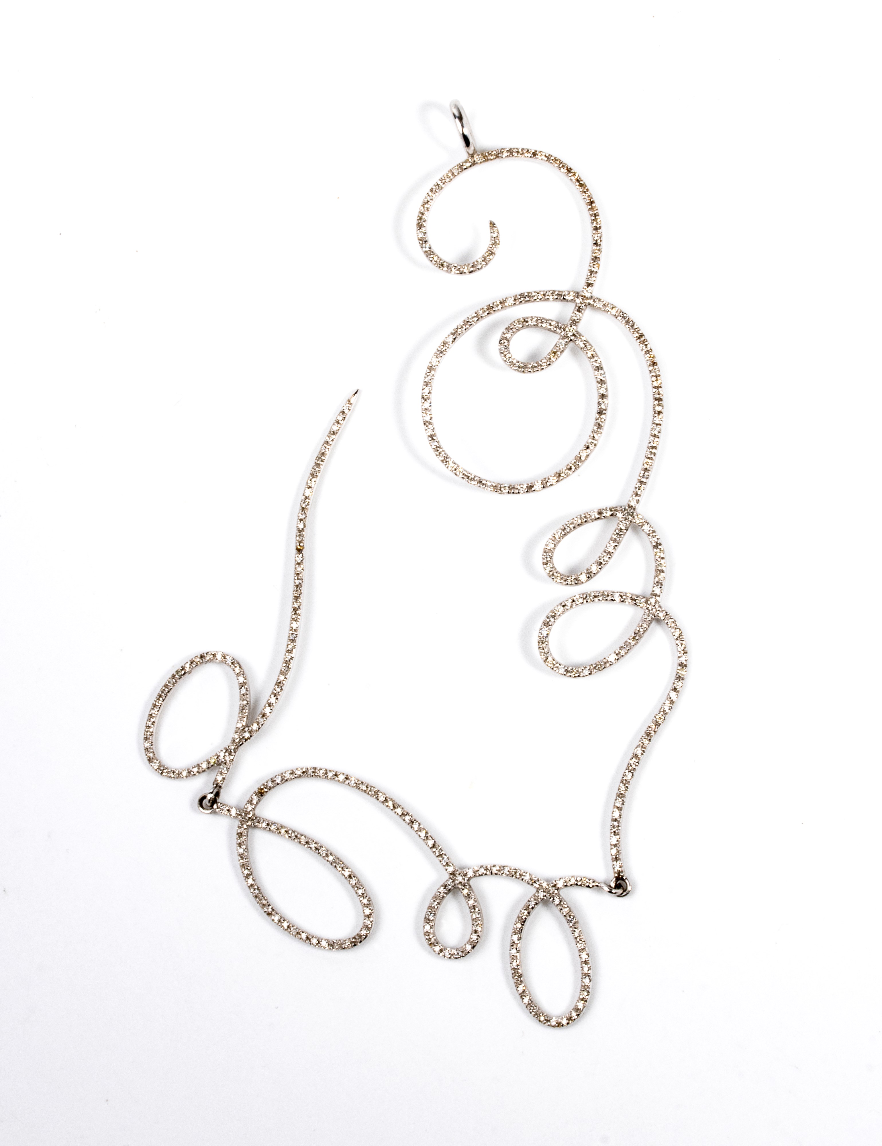 Pendente in oro con diamanti