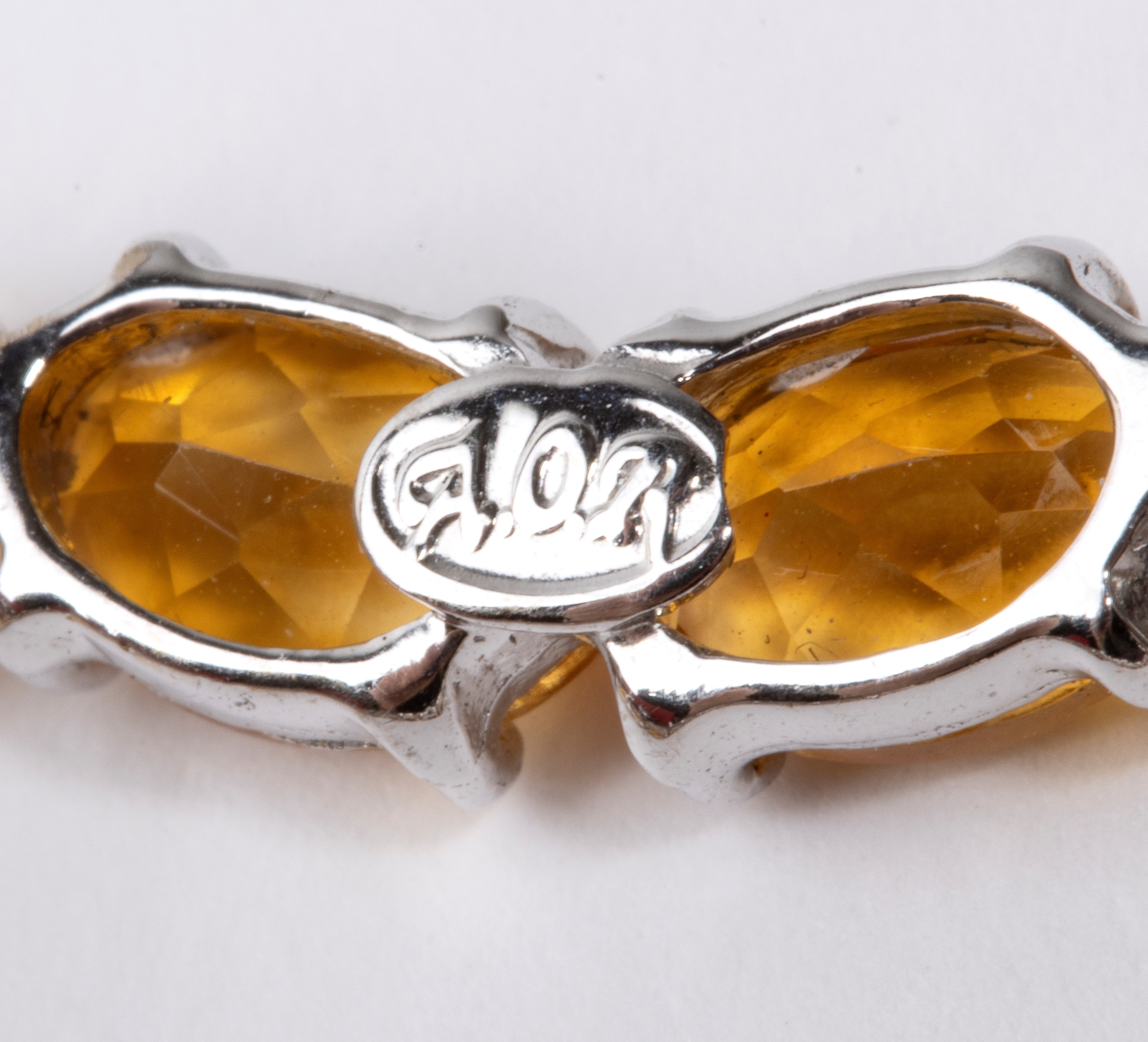 Girocollo in oro e quarzi citrini