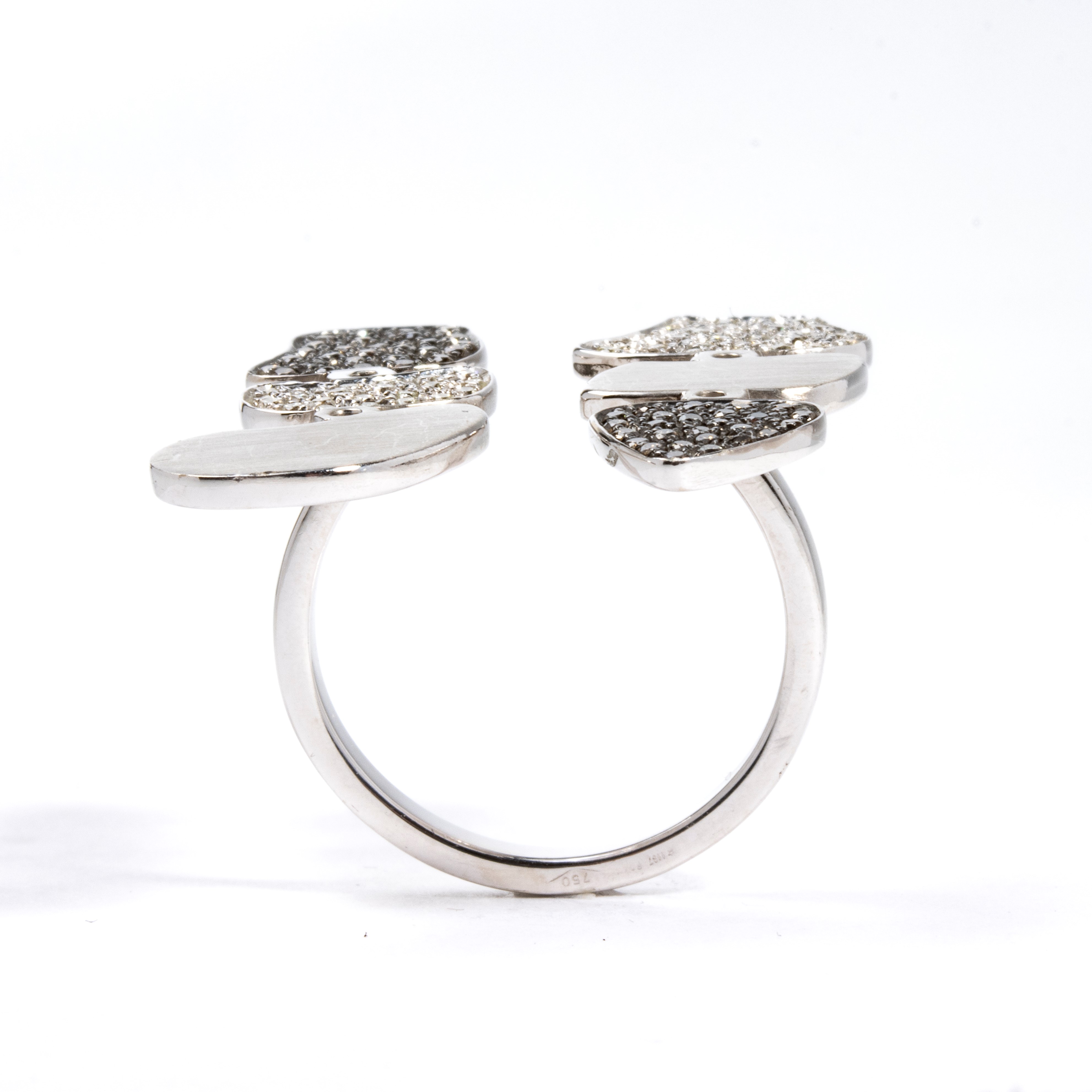 Anello PYTON in oro e diamanti