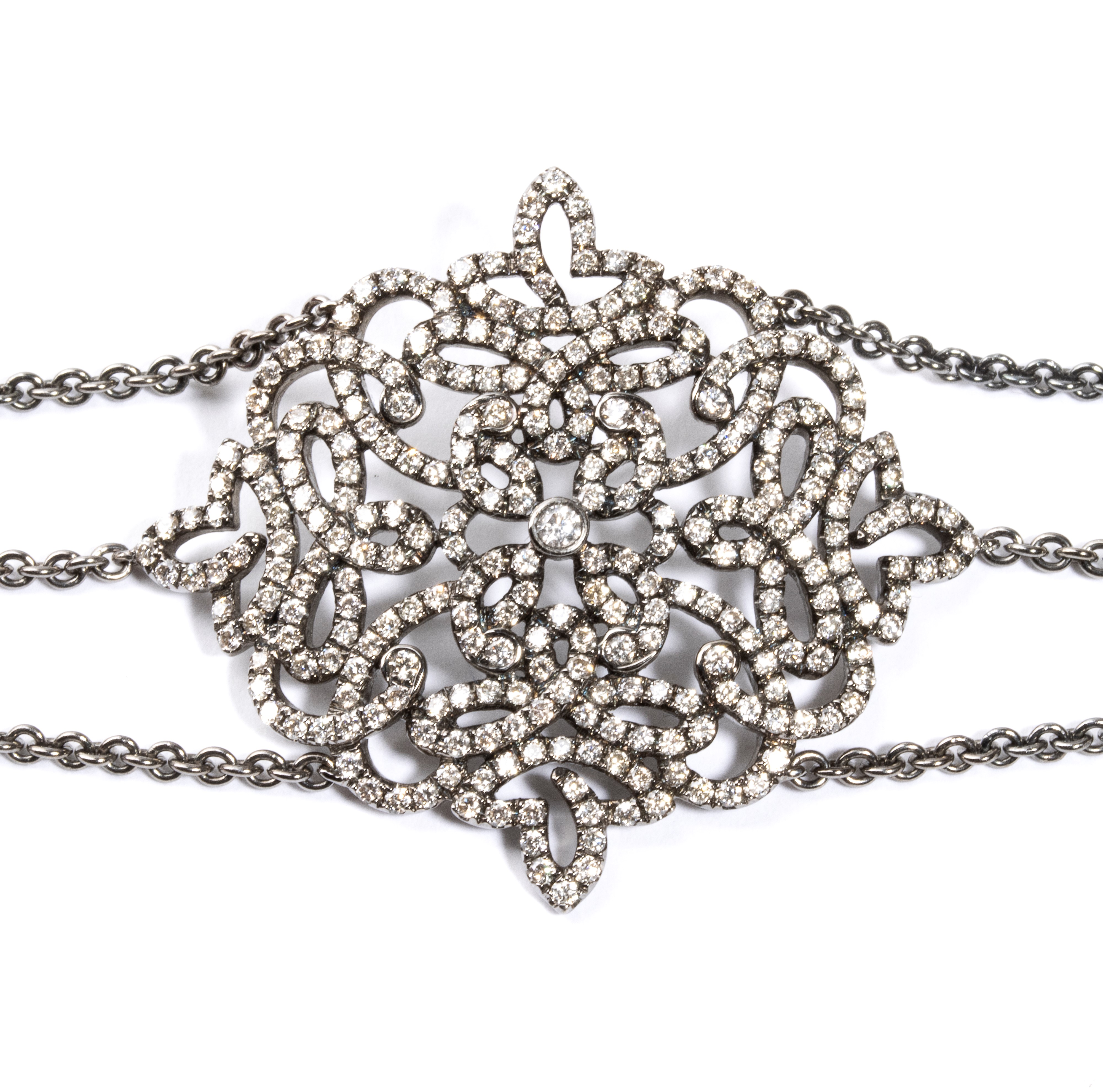 Bracciale in oro e diamanti