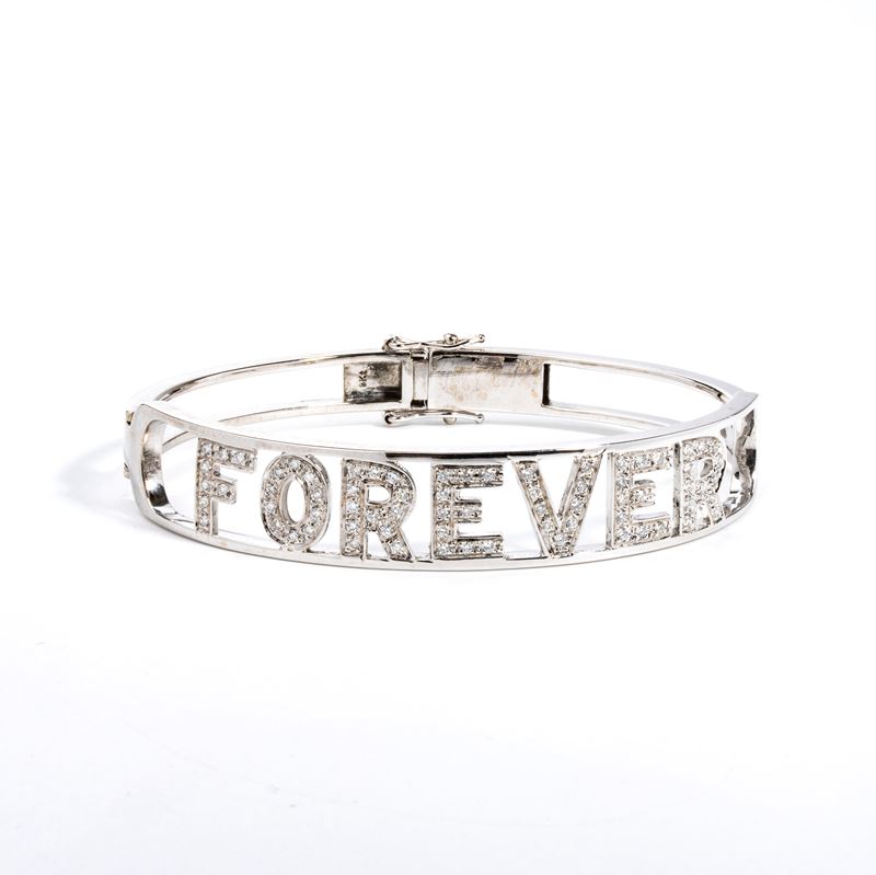 Bracciale in oro e diamanti