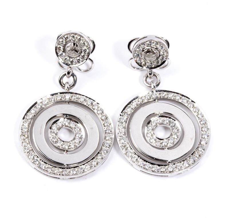 Orecchini in oro con diamanti