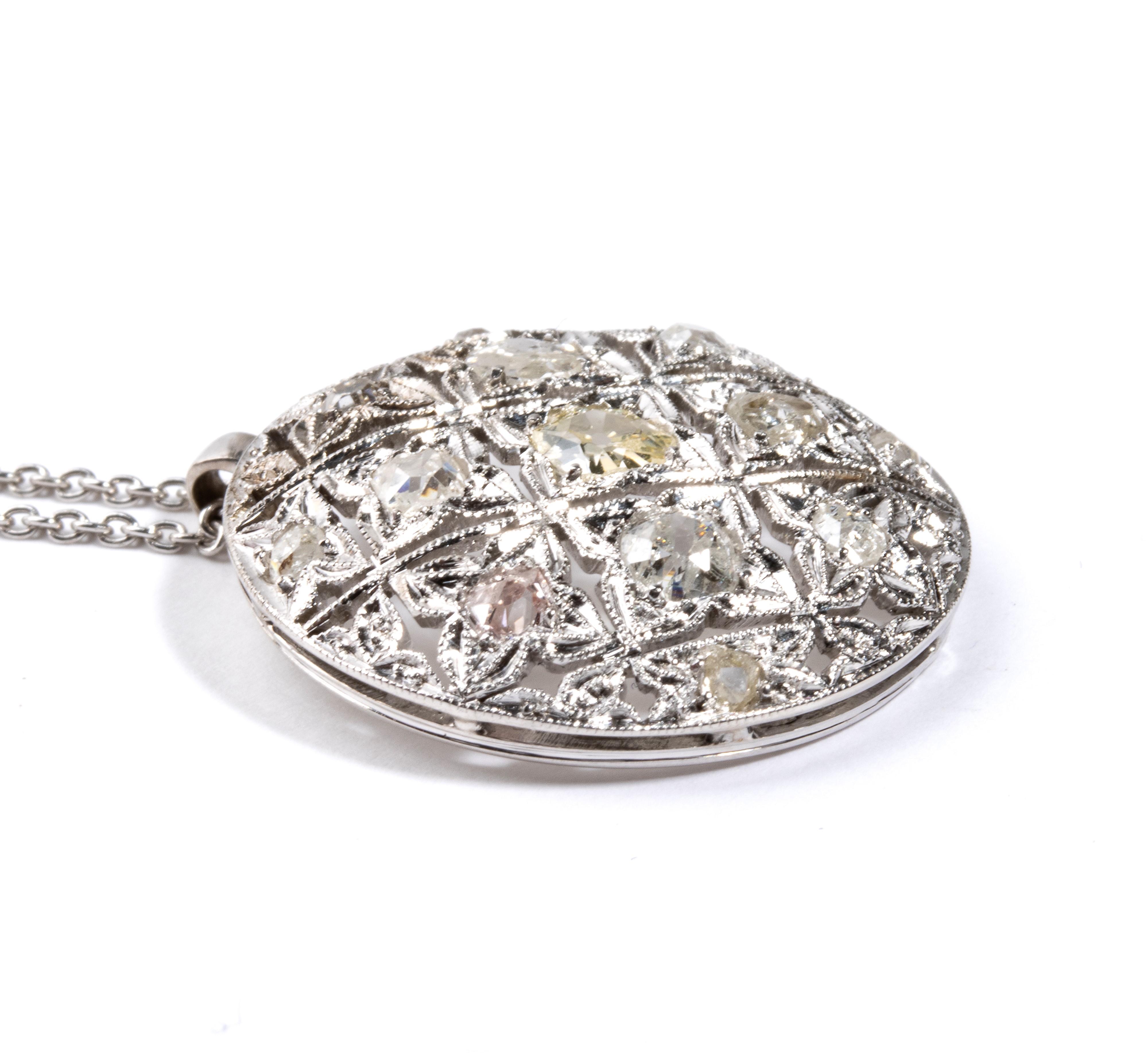 Pendente in oro e diamanti