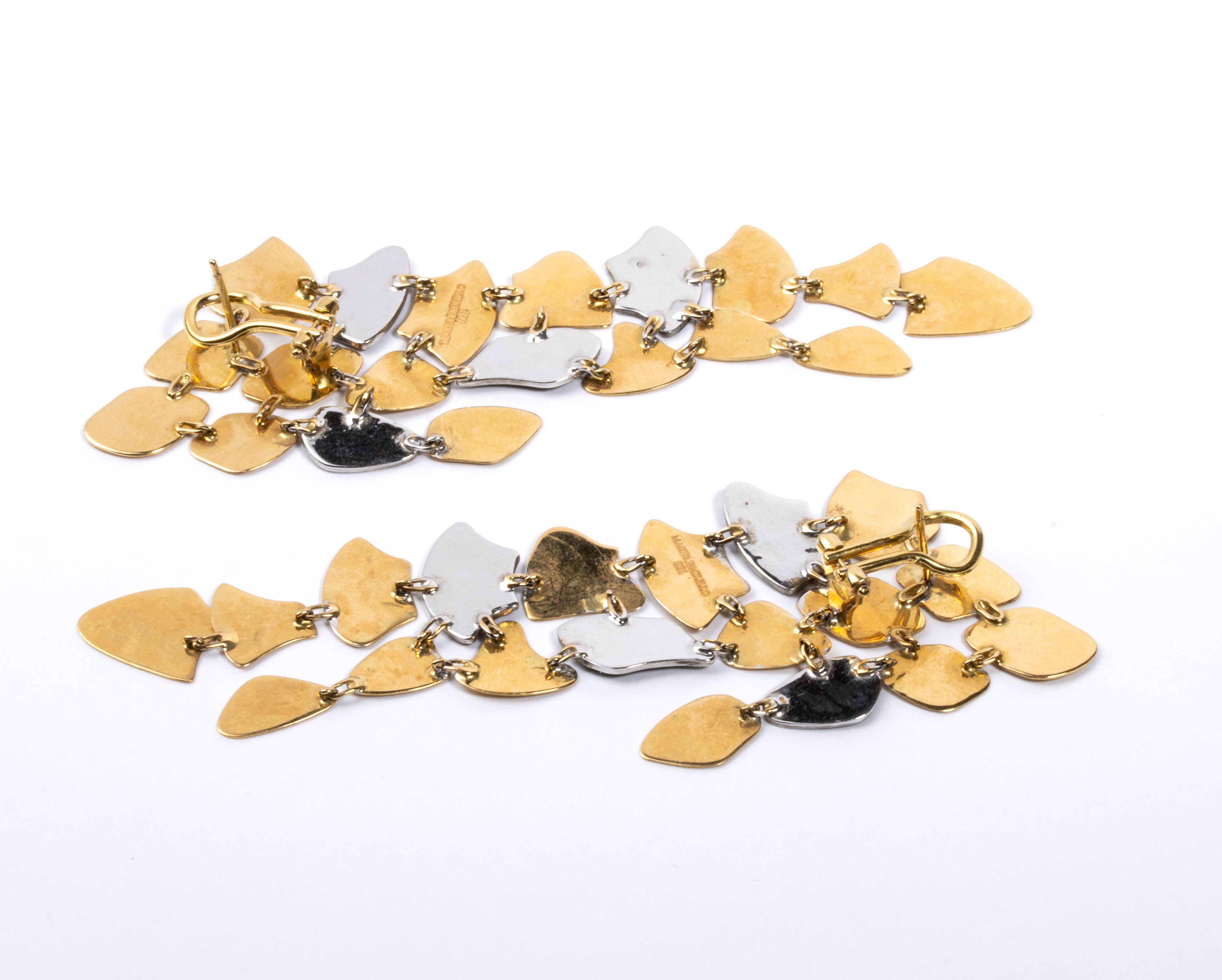 Orecchini PYTON in oro con diamanti neri