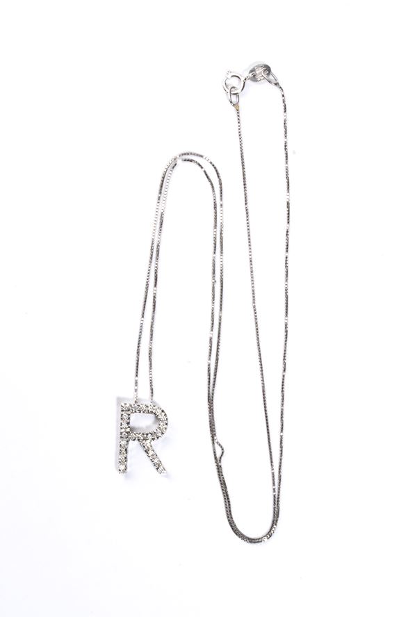 Pendente in oro e diamanti