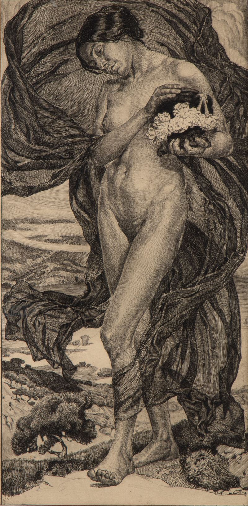 Sigmund Lipinsky - Pandora (Acquaforte)