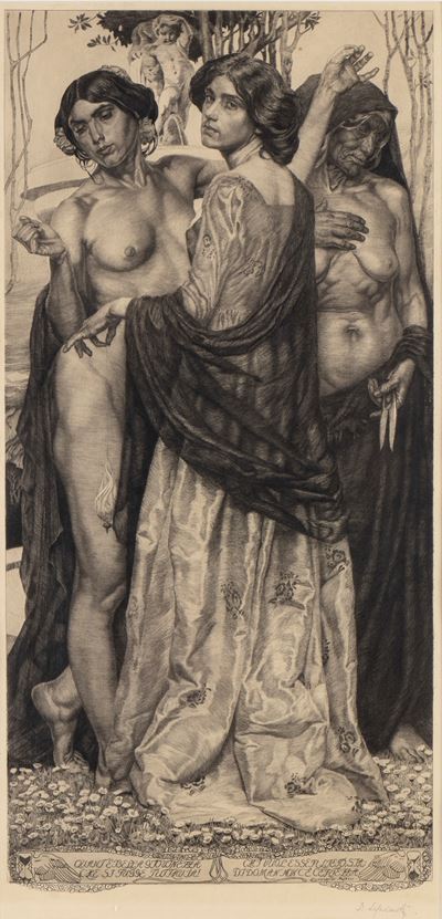 Le Parche, acquaforte, 1914