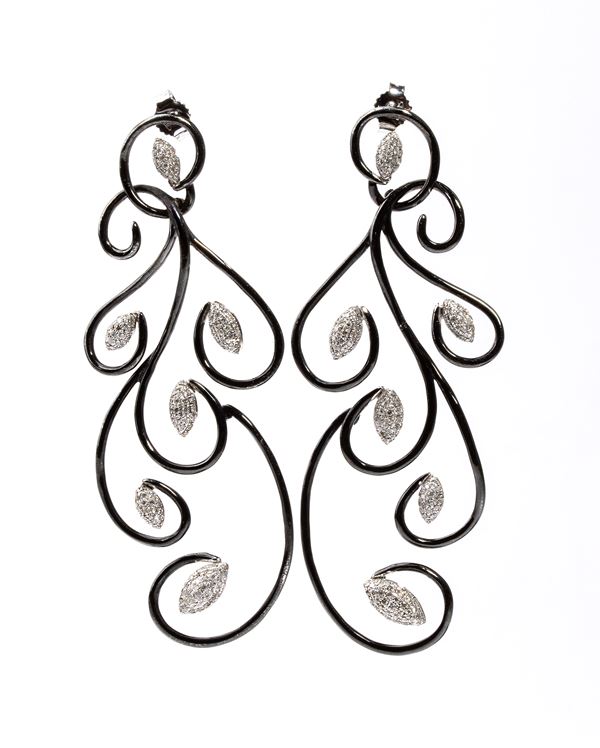 JAPUIR diamond Gold earrings