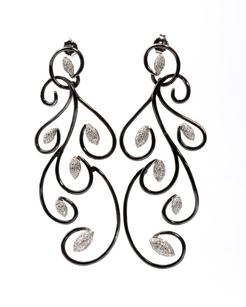 Orecchini JAPUIR in oro e diamanti