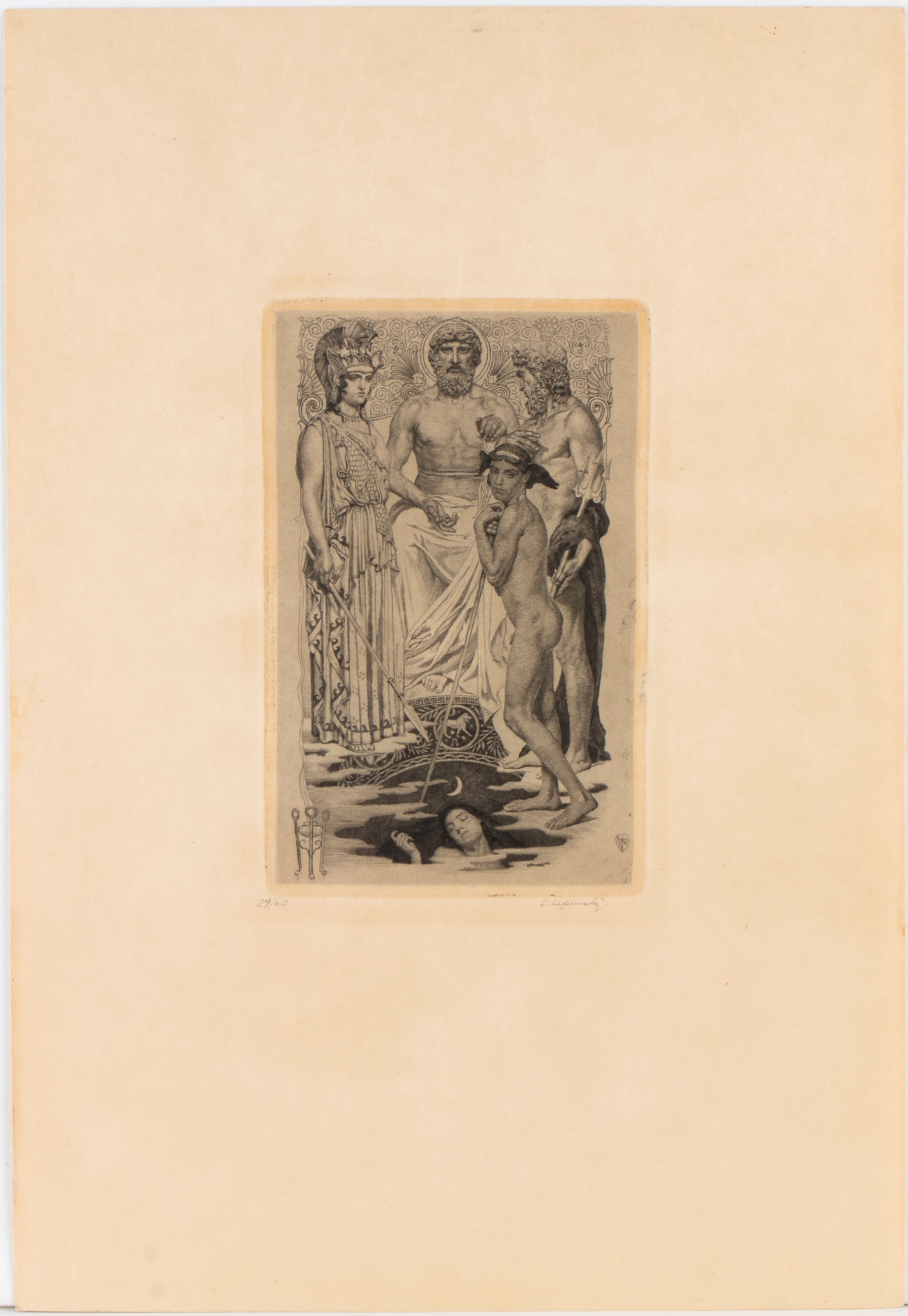 Sigmund Lipinsky - Odissea, serie completa di 8 acqueforti