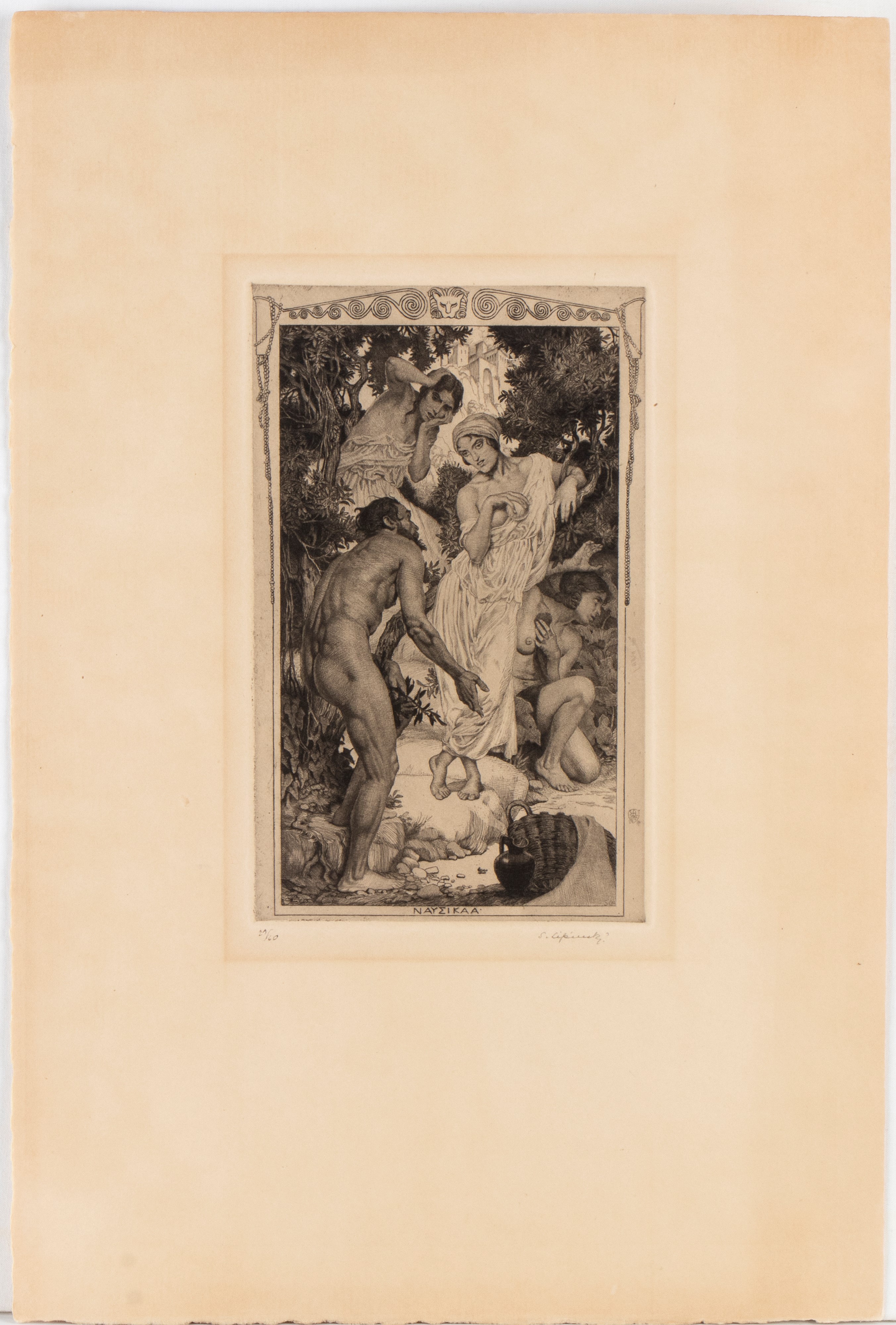 Sigmund Lipinsky - Odissea, serie completa di 8 acqueforti