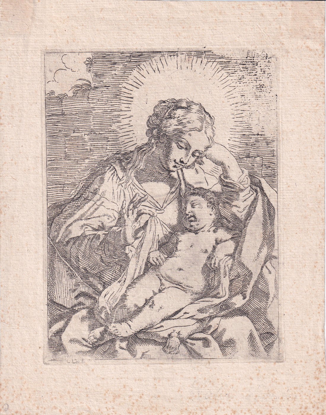Madonna col Bambino, da Elisabetta Sirani | San Girolamo, da Giovanni Andrea Sirani