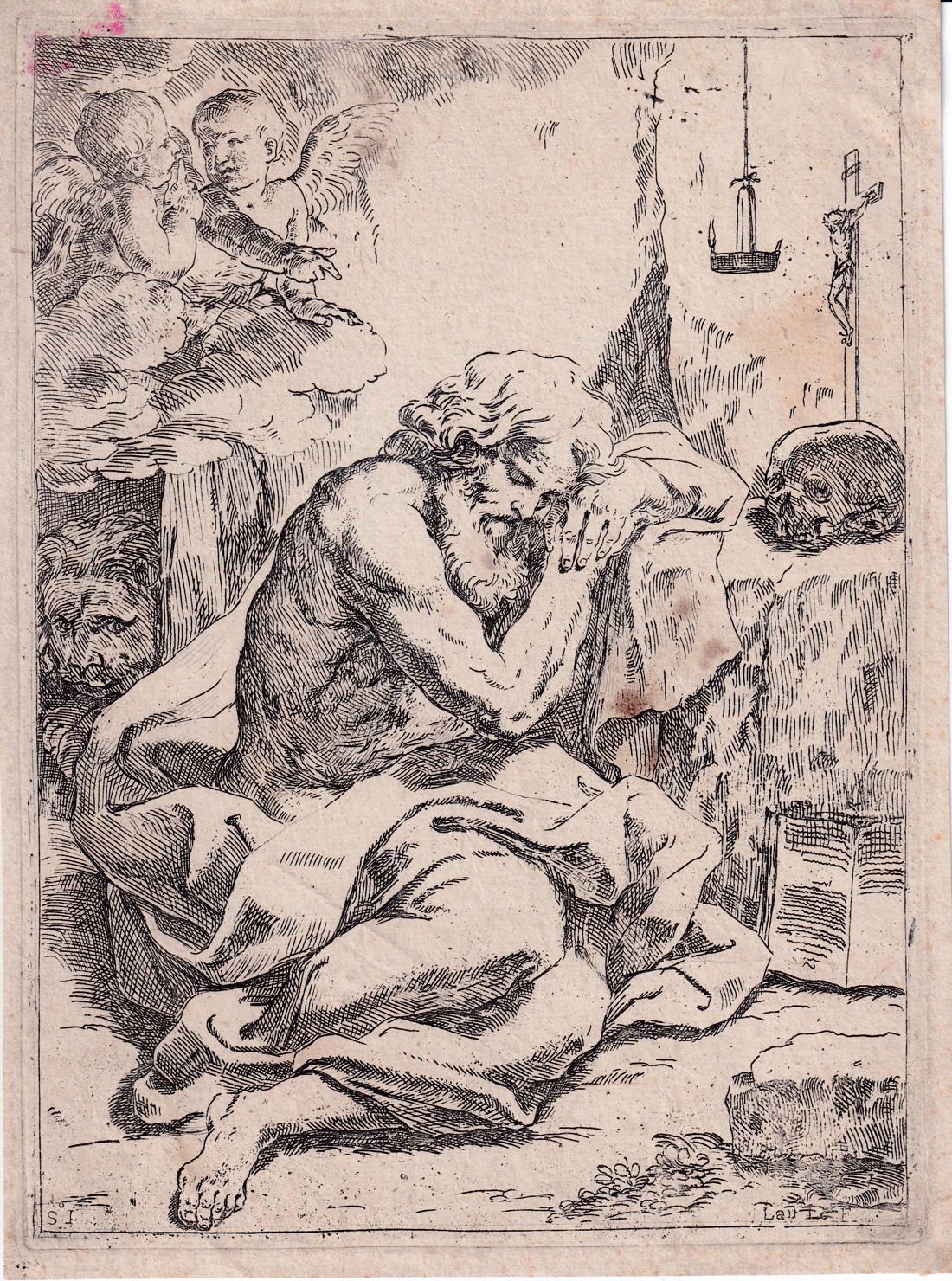 Madonna col Bambino, da Elisabetta Sirani | San Girolamo, da Giovanni Andrea Sirani