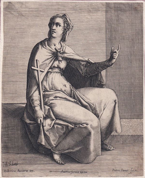 Pieter Perret - Sibilla, da Federico Zuccaro